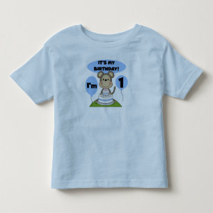 Monkey Birthday Boy 1st Toddler T-Shirt