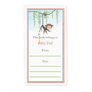 Monkey Bookplate