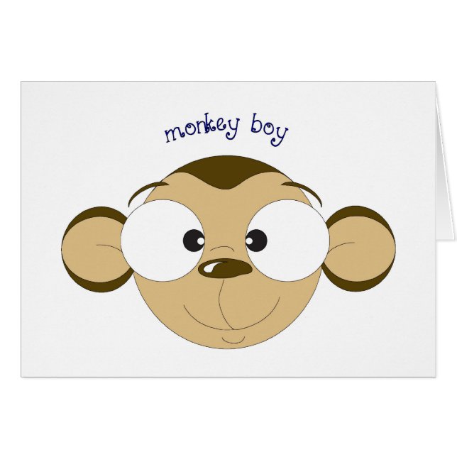 Monkey Boy Card (Front Horizontal)