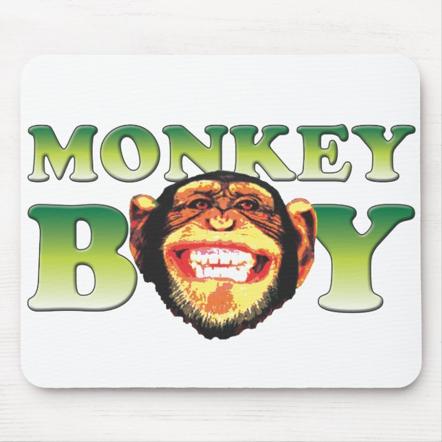 Monkey Boy Mouse Mat (Front)