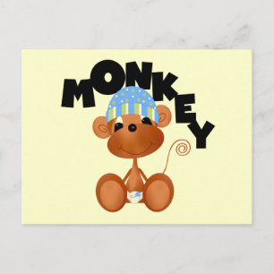 MONKEY Boy Tshirts and Gifts Postcard