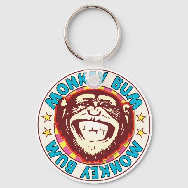 Monkey Bum Key Ring (Front)
