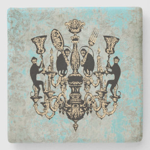 Monkey Business - CHANGE COLOR / Stone Coaster