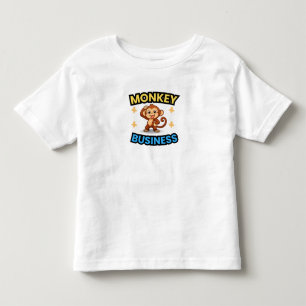 Monkey Business Funny  Toddler T-Shirt