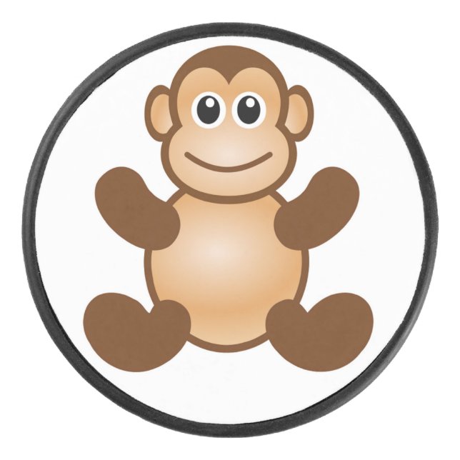 MONKEY BUSINESS HOCKEY PUCK (Front)