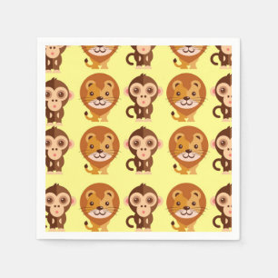 Monkey Business & Lion Laughs Napkin