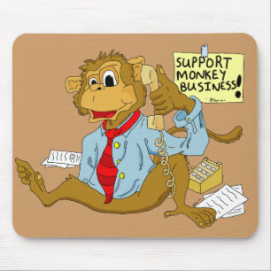 Monkey Business Mousepad
