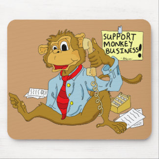Monkey Business Mousepad