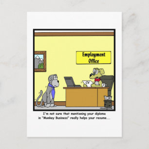 Monkey Business Postcard