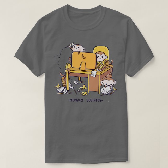 Monkey Business T-Shirt (Design Front)
