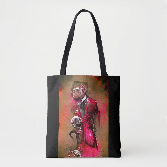 Monkey Butler Tote Bag (Front)