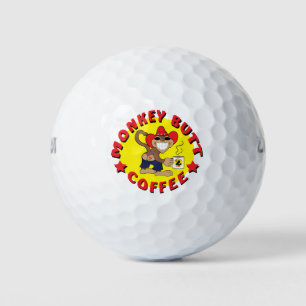 Monkey Butt Coffee Branded Golf Balls