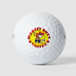 Monkey Butt Coffee Branded Golf Balls