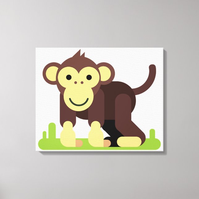 Monkey Canvas Print (Front)