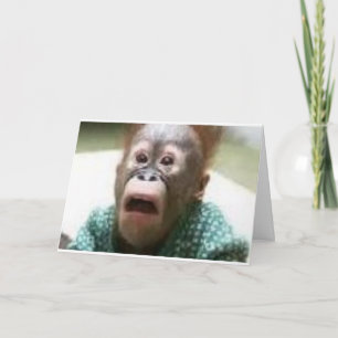 Monkey Card