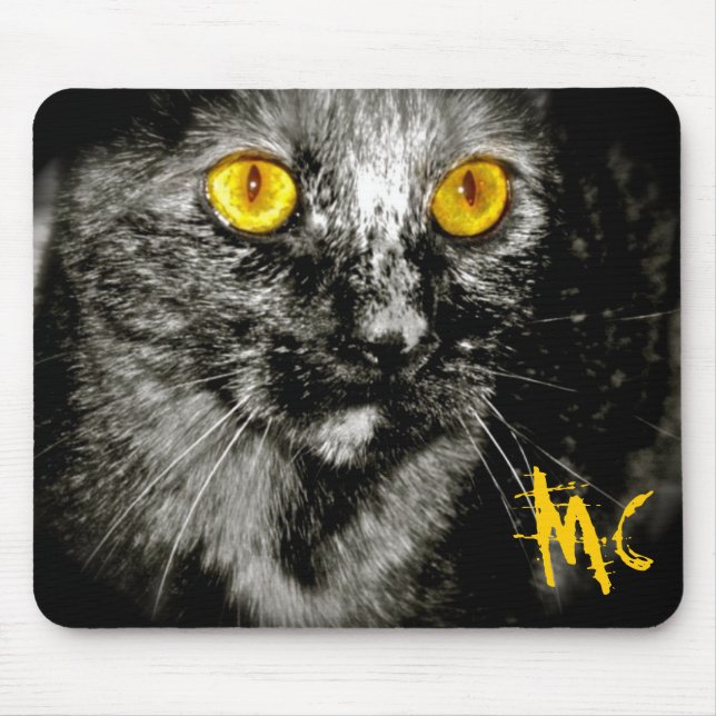 Monkey Cat Mouse Pad Full Frame (Front)