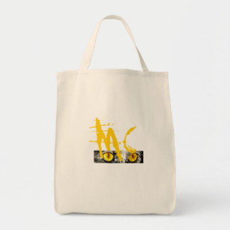 Monkey Cat Organic Grocery Bag Logo