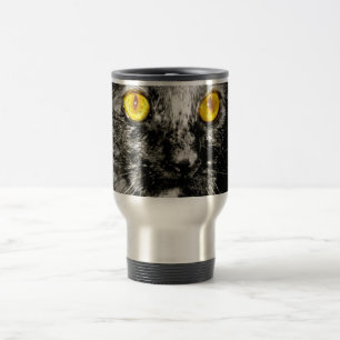 Monkey Cat Travel Mug