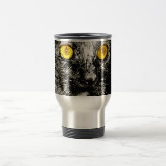 Monkey Cat Travel Mug