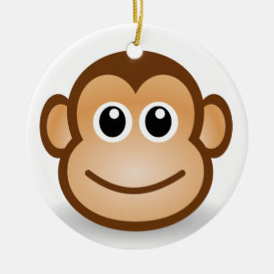 Monkey Ceramic Tree Decoration