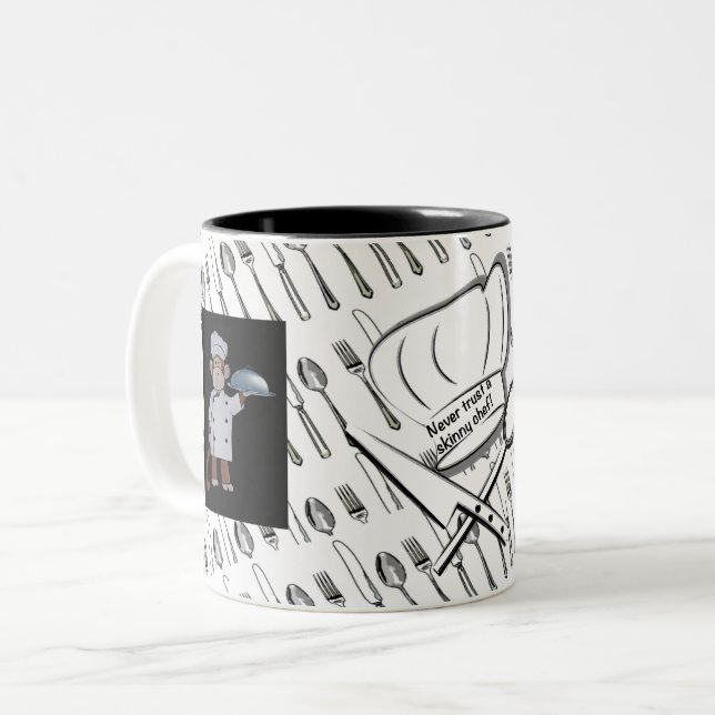 Monkey Chef Mug (Front Left)