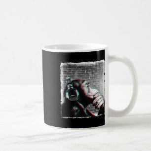 Monkey Chimp With Headphones Shirt - Edm Dj Music Coffee Mug