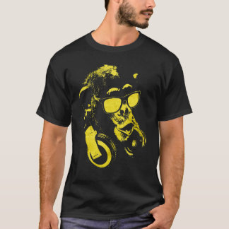 Monkey Chimp With Sunglasses And Headphones 2 T-Shirt