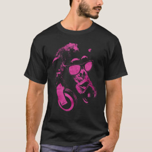 Monkey Chimp With Sunglasses And Headphones 3 T-Shirt