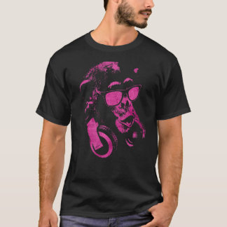 Monkey Chimp With Sunglasses And Headphones 3 T-Shirt