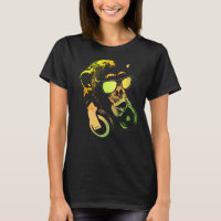 Monkey Chimp With Sunglasses And Headphones