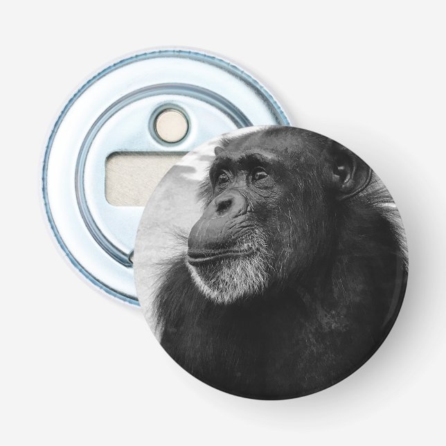 Monkey Chimpanzee Bottle Opener (Front)