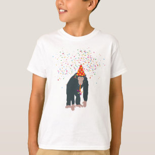 Monkey Chimpanzee Partying Animals Having a Party T-Shirt
