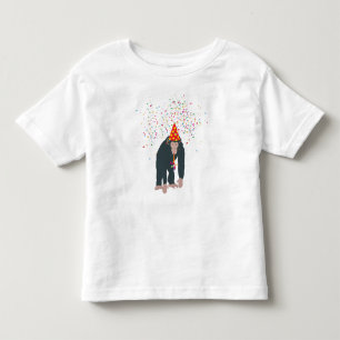 Monkey Chimpanzee Partying Animals Having a Party Toddler T-Shirt