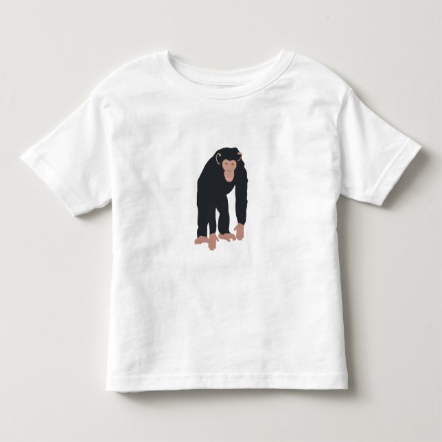 Monkey Chimpanzee Toddler T-Shirt (Front)