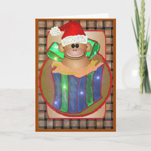 Monkey Christmas Cards
