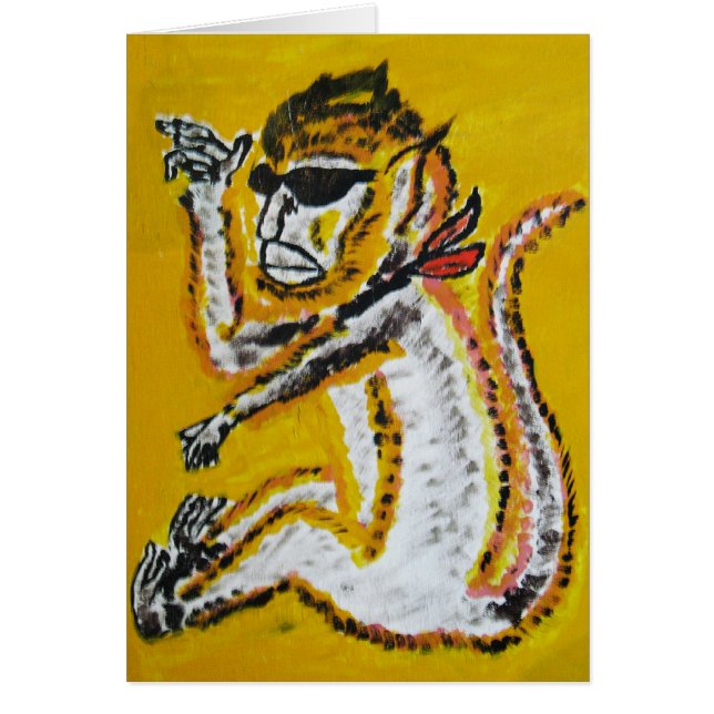Monkey Circus Art Card (Front)