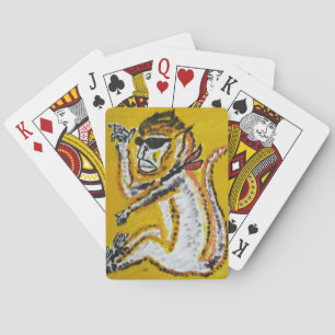 Monkey Circus Art Playing Cards