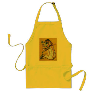 Monkey Circus Art Standard Apron