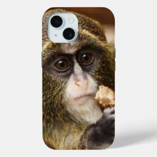 Monkey Climbing Tree Photo iPhone 15 Case