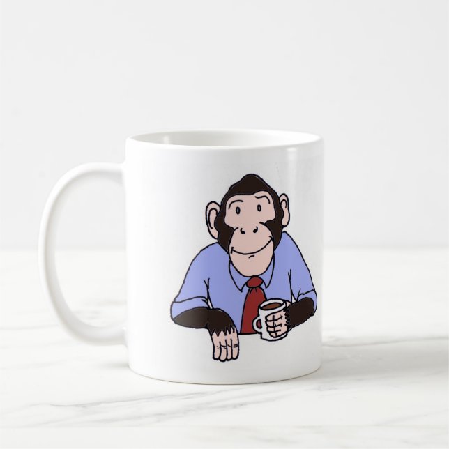 Monkey Coffee Mug (Left)