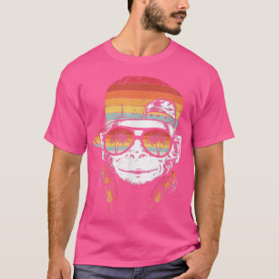 Monkey Cooler Monkey DJ Headphones Gift Idea Party T-Shirt