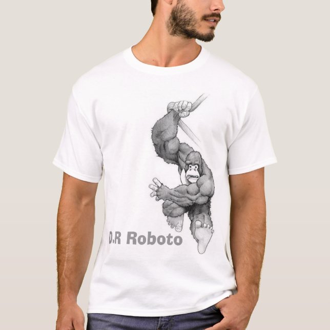 monkey, D.R Roboto T-Shirt (Front)