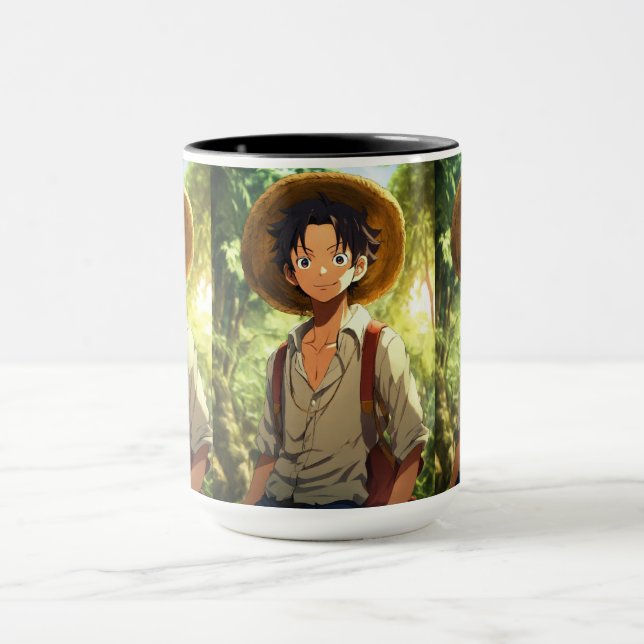 "Monkey D. Ruffy's Odyssey: Anime Fusion Tribute" Mug (Center)