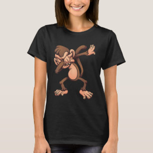 Monkey Dabbing - Animal Zoo Lover Zookeeper Primat T-Shirt