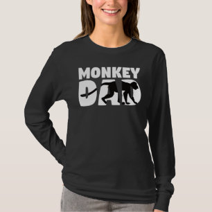Monkey Dad Monkey For Men Monkey For Girls T-Shirt