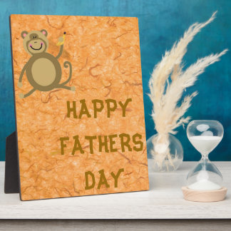 Monkey Dad Plaque