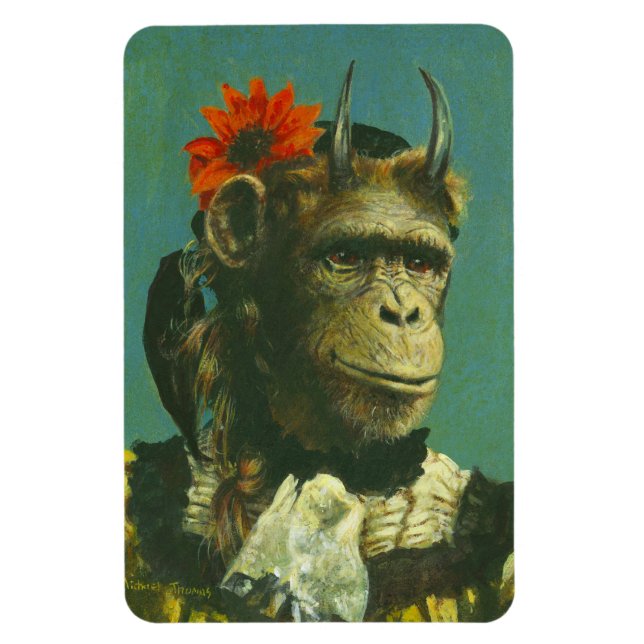 Monkey Demon Flexi Magnet (Vertical)
