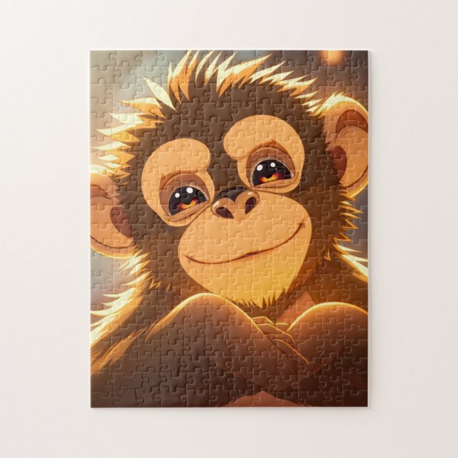 Monkey Design Jigsaw Puzzle (Vertical)