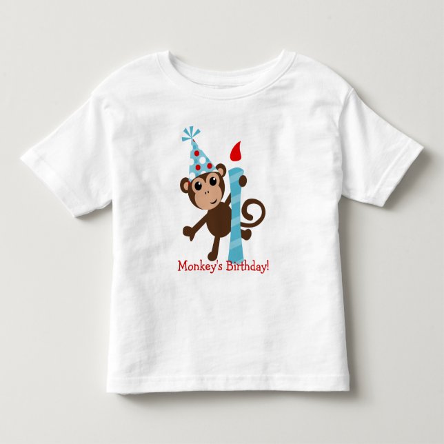 Monkey Dots Toddler T-Shirt (Front)