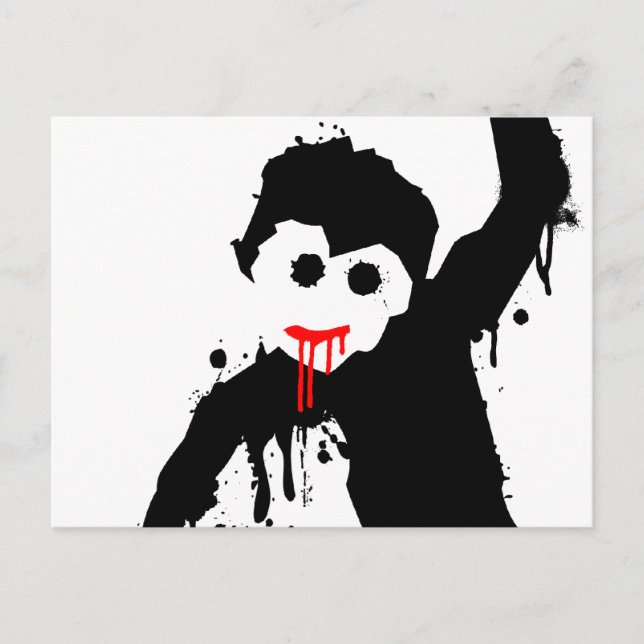 monkey dripz postcard (Front)